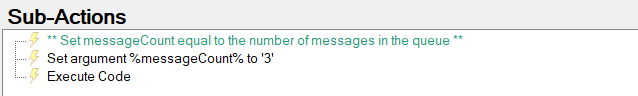 Timed Actions (Messages)